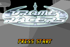 Drome Racers title screen for GameBoy Advance